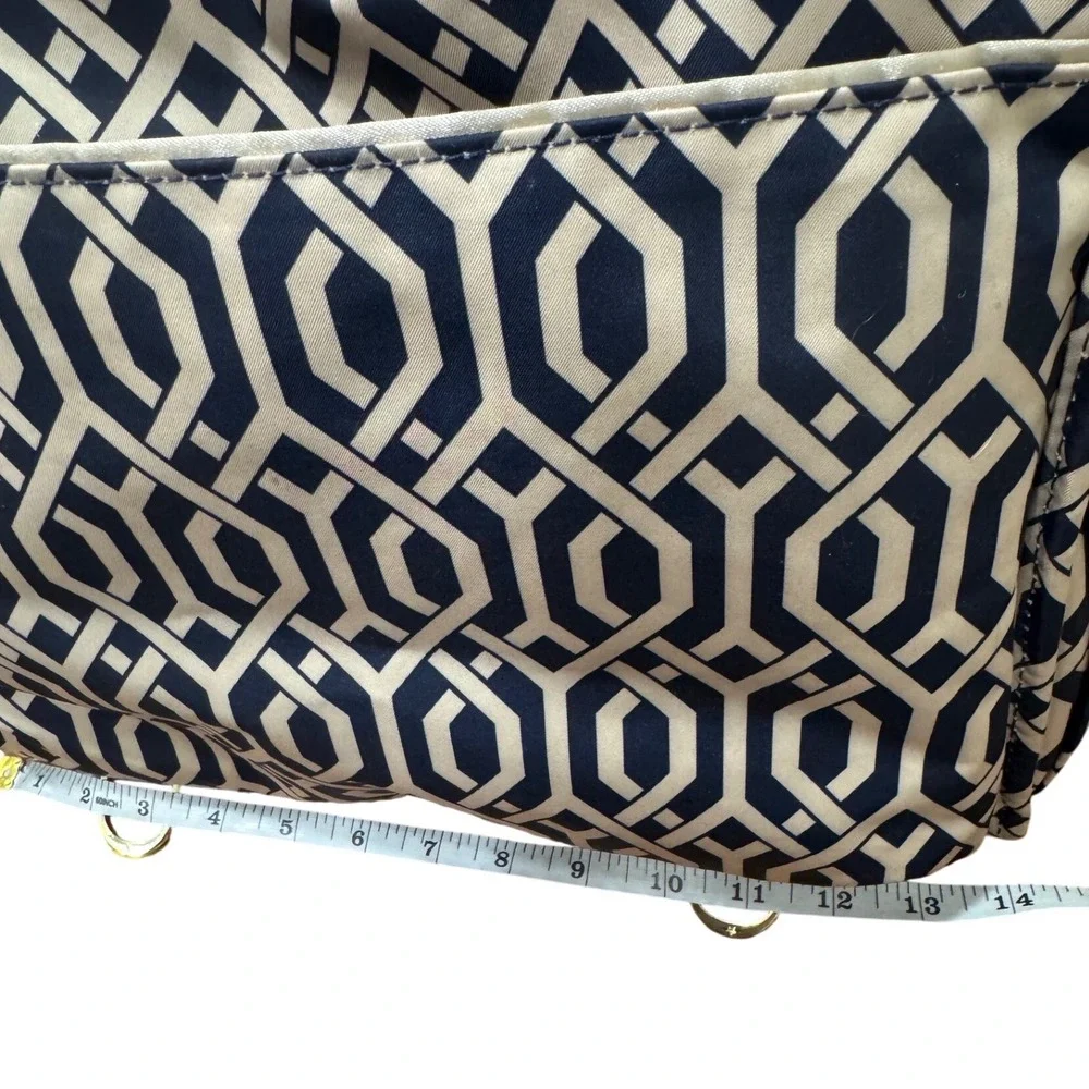 Jujube‎ BFF Diaper Bag Duchess Navy Cream Geometric Backpack Messenger Bag